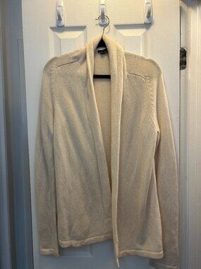Theory cashmere sweater, cream, women’s small-medium